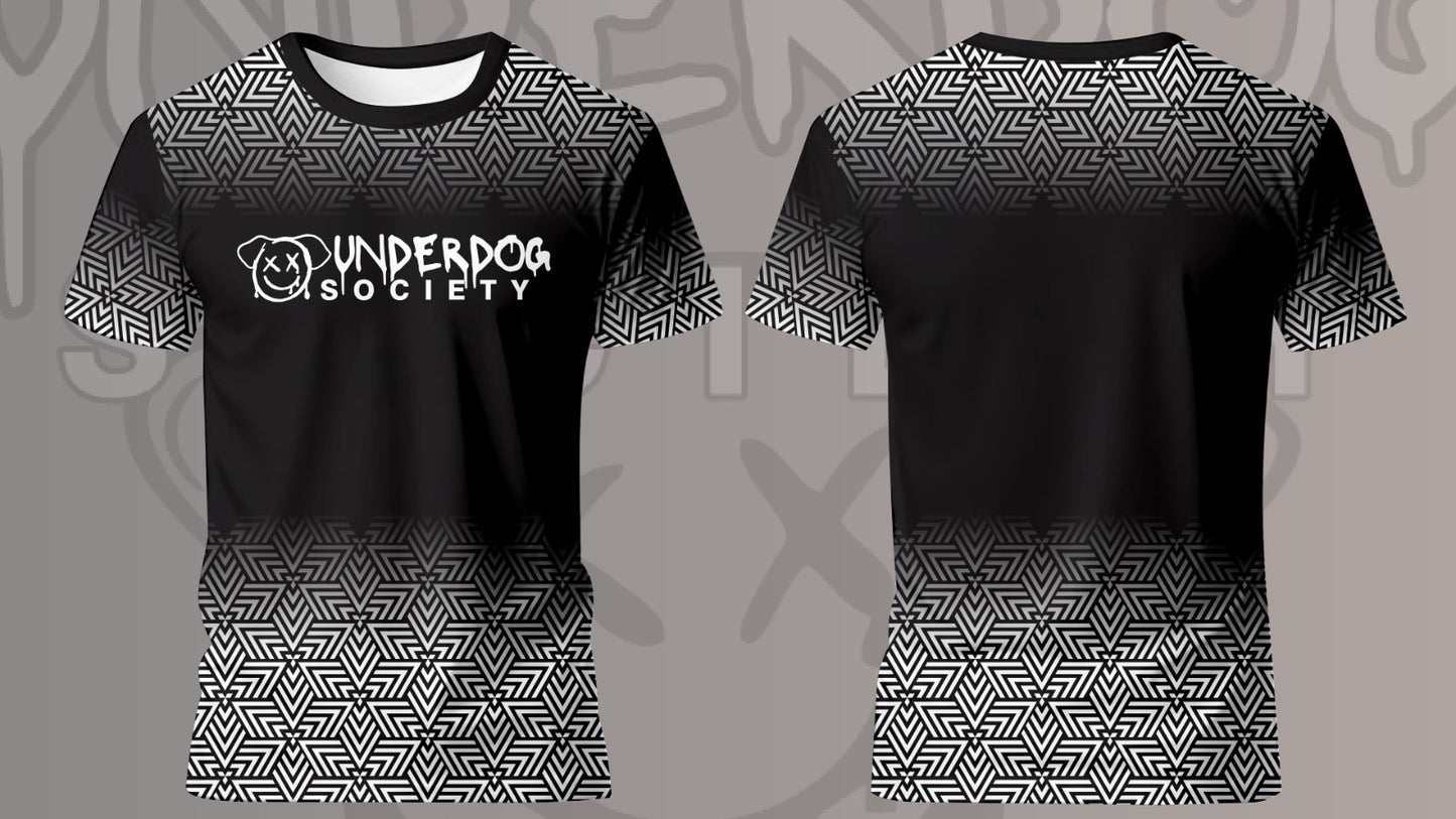 Level Up Black Tee