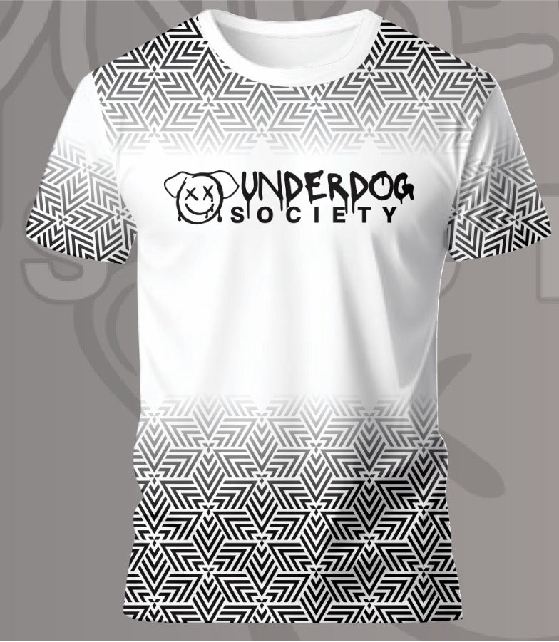 Level Up White Tee