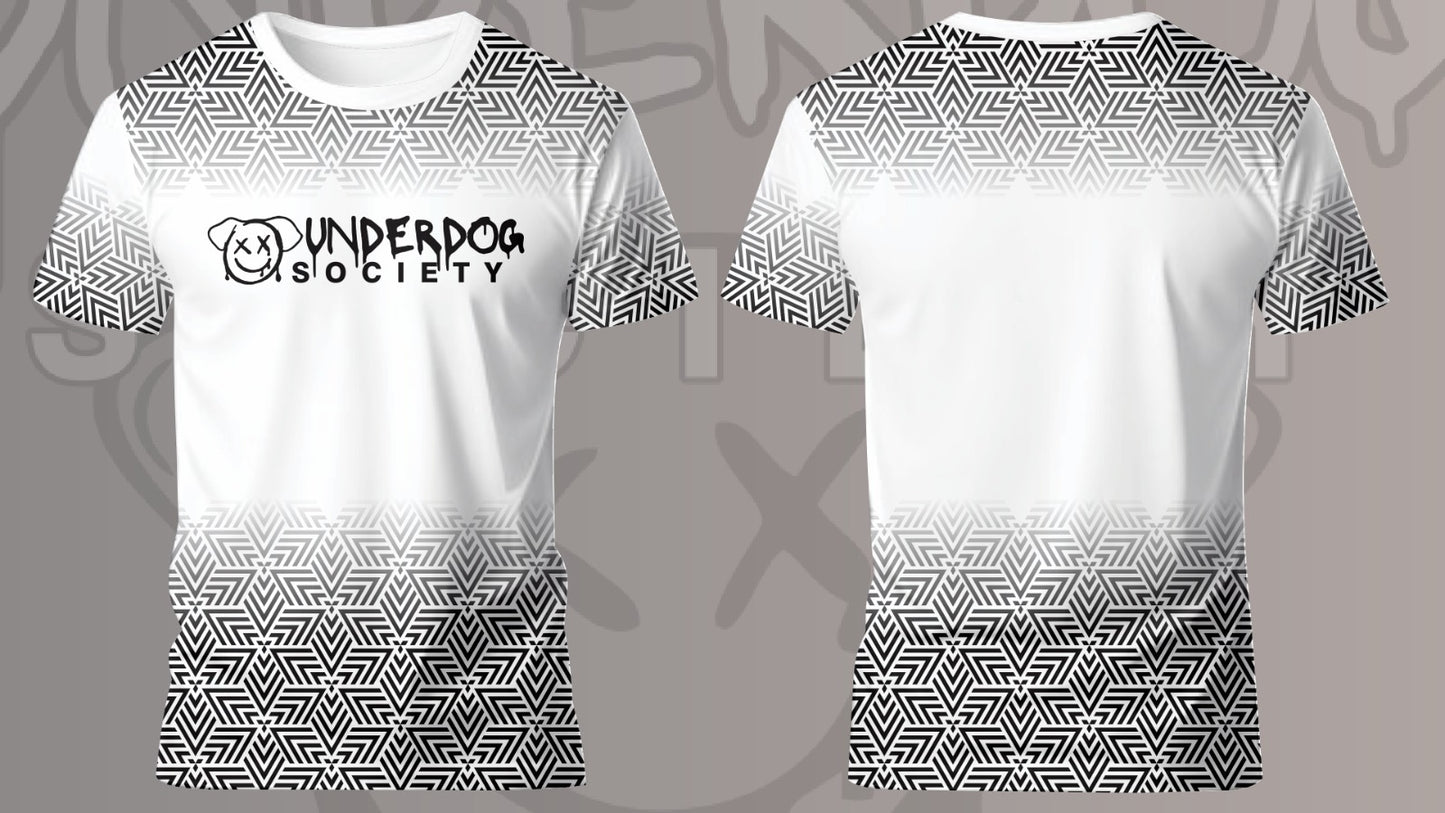 Level Up White Tee