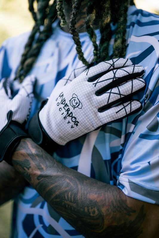 AlphaGrip Gloves- White